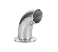 Pipe OD 25MM One Side Butt Weld One Side 1.5" Tri Clamp SS304 Stainless Steel 90 Degree Elbow Pipe Fitting YZWRWRMKTB