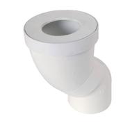 Nicoll Pipe WC orientable 1PWOR plastique Ø100 joint à lèvre 85/107