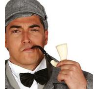 pipe pvc sherlock holmes détective enquêteur 16cm - générique 16841 Noir G