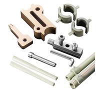 Pipe Repair Tool, Leak Stopper Kit, 2.95 Inches Size Multifunctional Plumbing Clamp, Hose Connector for Home Garden Bathroom Kitchen Usage, Sprinklers, Basements, Silver