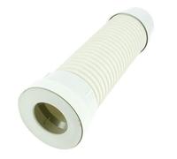 Pipe souple de wc longueur 400mm O100-93 - Nicoll - DEAFLEX - Blanc