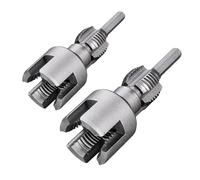 Pipe Thread Cutting Tool, Integrated Internal External Pipe Threading Tool, Electric Drill Compatible PVC Pipe Threader Kit for Electric Drill Cutting Threading