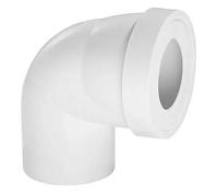 Pipe WC courte coudée mâle 90° Wirquin