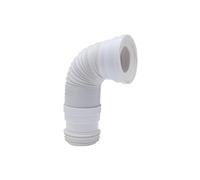 Pipe WC extensible Longueur 26-65 cm - Armature métallique - Push-Fit ou à coller - Ø93/100mm