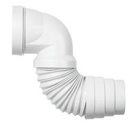 Pipe WC flexible WIRQUIN 1312344 - coudée extensible - 230 / 390mm
