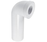 Pipe WC longue 350 mm - joint élastomère Ø65/95 mm - sortie Ø100 NICOLL