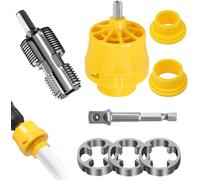 Pipe Wire Cutting Kit,Integrated Tube Wire Cutting Tool for Indoor and Outdoor PVC Tube Wire Cutting Kit 1/2"",3/4"" and 1"" Drill Thread Cutter