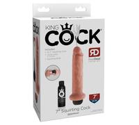 Gode Ejaculateur Réaliste 17,8 cm King Cock Rose