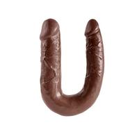 pipedream Double Dong Réaliste Moyen Marron