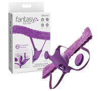 Pipedream Fantasy For Her - vibromasseur point G intégré, portable (violet)