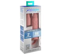 Pipedream Gaine pénienne X-TENSION Elite 2 Silicone avec bride 15,24 cm Naturel