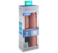 Pipedream Gaine à pénis Fantasy X-tensions Elite Mega vibrante avec télécommande et lumière 22,9 cm