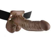 Gode Ceinture Creux avec Testicules 17,8 cm Hollow Strap-On