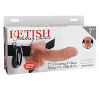 Pipedream Gode-ceinture creux vibrant avec testicules 19 cm