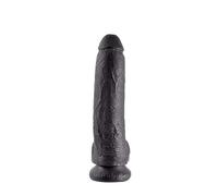 pipedream Gode Réaliste avec Testicules 9"Noir