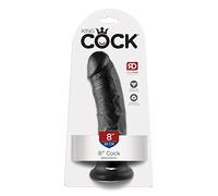 Pipedream Gode ventouse 8" Réaliste Noir