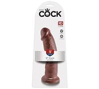 Pipedream Gode ventouse réaliste King Cock 22,9 cm Marron