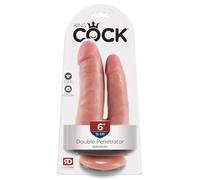 Pipedream King Cock Dildo Double Flesh réaliste, 15 cm - 1 unité