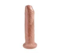 Gode avec Prépuce 17,8 cm Uncut King Cock - Couleur : Beige