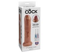 Pipedream - King Kock Gode Realiste Hâlé qui se Decalotte King Cock, Blanc, 20 cm, 1 Unité