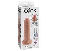 Pipedream - King Kock Non Coupé Dildo Réaliste Flesh, Blanc, 6", 1 Unité