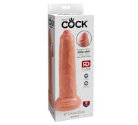 Pipedream King Kock Non Coupé Dildo Réaliste Flesh, Blanc, 9", 1 Unité