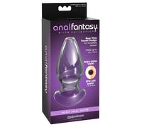 Pipedream Plug anal en verre tunnel Méga Anal Gaper transparent