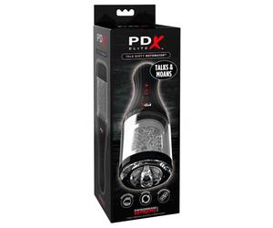 Pipedream - PDX Elite RD526 Masturbateur Talk Dirty Rotobator Transparent