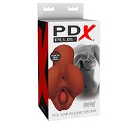Masturbateur Vagin et Anus Pick Your Pleasure Stroker PDX Plus - Couleur : Marron