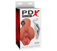 Masturbateur Vagin et Anus Pick Your Pleasure Stroker PDX Plus - Couleur : Beige