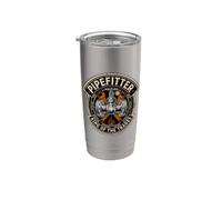 Pipefitter King of the Trades Pride Gobelet isotherme en acier inoxydable double paroi