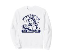 Pipelette de compet Cadeau drôle collègue Secret Santa Retro Sweatshirt