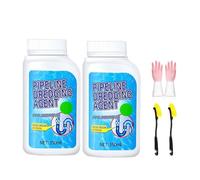 Pipeline Dredging Agent, Drain Clog Remover, Drain Clog Remover for Kitchen Sink, Toilet & Bathroom Pipes (2pcs)