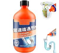 Pipeline Dredging Agent - Kitchen Unblocker,kitchen Sink Drain Unblocker,powerful Pipe Dredging Agent,drain Unblocker,Heavy Duty Drain Cleaner, Kitchen Sink Unblocker & Kitchen Cleaner for Pipes