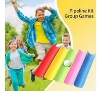 Pipeline Jeu de Team Building | Jeux Familiaux pour Fêtes | Sport Extérieur pour Organisateurs d'Événements Leaders Formateurs Ateliers de Leadership