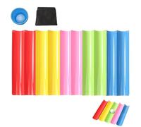 Pipeline Team Building Activity - Équipement d'activités de groupe pour les ateliers de leadership | Kit de jeu de coopération d'équipe | 10 demi-pipe avec balle de golf et tasse pour adolescents