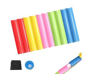 Pipeline Teamwork Game - Professional Leadership Training Kit, 30/40/50cm Mixed Half-Tubes with Ball & Cup, Collaborative Exercise for Corporate Events & Conferences | for Garden & School