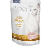 PIPER Animals Nourriture humide pour chats au poulet 100g Dolina Noteci