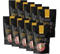 PIPER Animals : nourriture humide pour chiens aux cœurs de poulet et aux épinards, 10 x 500 g
