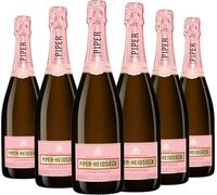Piper Heidsieck - Champagne Brut Rosé - lot de 6 bouteilles