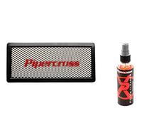Pipercross Filtre à air + nettoyant compatible avec Peugeot RCZ 1.6i Turbo 156/200/260 CV 03/10-12/15