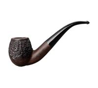 Pipes À Tabac Sculptées À La Main, Pipe À Fumer En Bois Santal + Filtres À Pipe de 9MM, Manche Courbé Pour Fumer Cadeaux Pour Père, Mari, Lui Et Collectionneurs