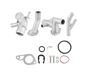 Pipes de Boîtier de Thermostat en Voiture, coulé de Thermostat en Aluminium Pipe D'eau CNC pour MK4 1,8T