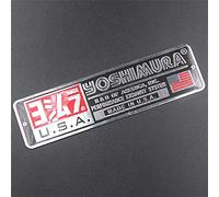 Pipes d'échappement de Moto Autocollant Aluminium 3D Sticker Sticker Sticker Universal for Scorpion Two Brother Arrow MIVV (Color : PQT105)