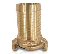PipeSan Raccord Express en Laiton Geka 1 1/4ʺ (DN32) - Coupleur Rapide avec Filetage BSP 32 mm - Compatible Gardena - Pour Eau Potable - Joint Anti-Fuite Haute Pression