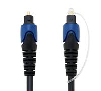 Pipestation Câble optique,1 mètre,Câble audio Toslink pour barre de son vers TV,Câble audio optique numérique compatible avec Samsung LG Sony barre de son Smart TV Home Cinéma consoles de jeux stéréo