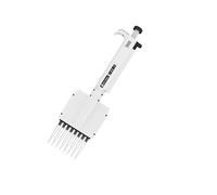 Pipette 8 canaux, pipette multicanaux 12 canaux, micropipette numérique réglable manuelle de laboratoire(8 Channels 0.5-10ul)
