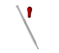 pipette de goutte de verre sans échelle, Pipettes compte-gouttes en verre borosilicaté avec tête et couvercle en caoutchouc, lot de 10, 9-20 cm(Length 12cm)