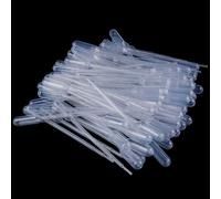 Pipette De Pasteur En Plastique Pollyéthylène, Compte-Gouttes De Transfert, 100 Pièces, 1ml