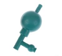 Pipette de remplissage en caoutchouc avec trois valves, ampoule de sécurité pour pipettes en verre de laboratoire, outil d'aspiration flexible rouge ou vert pour chimie, biologie et médicament (vert)